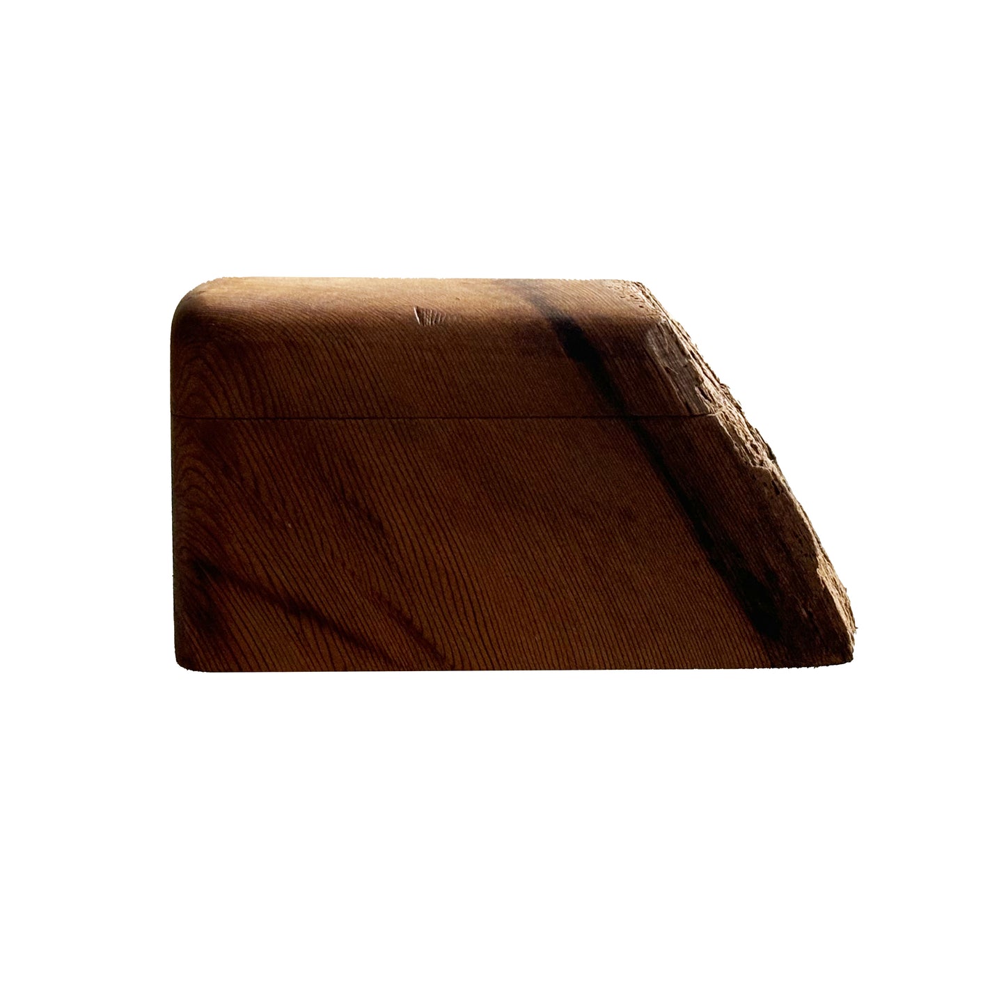 Live edge decorative box with lid
