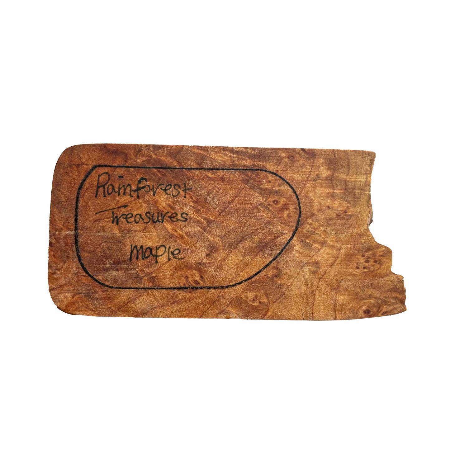 Live edge decorative box with lid