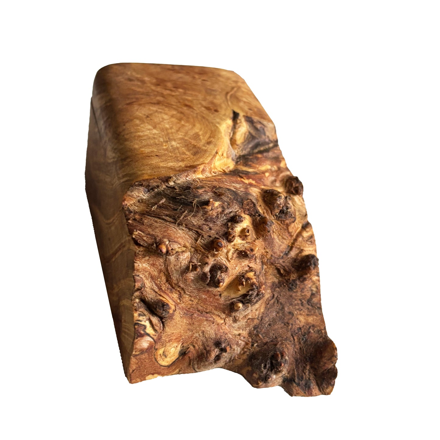 Live edge decorative box with lid