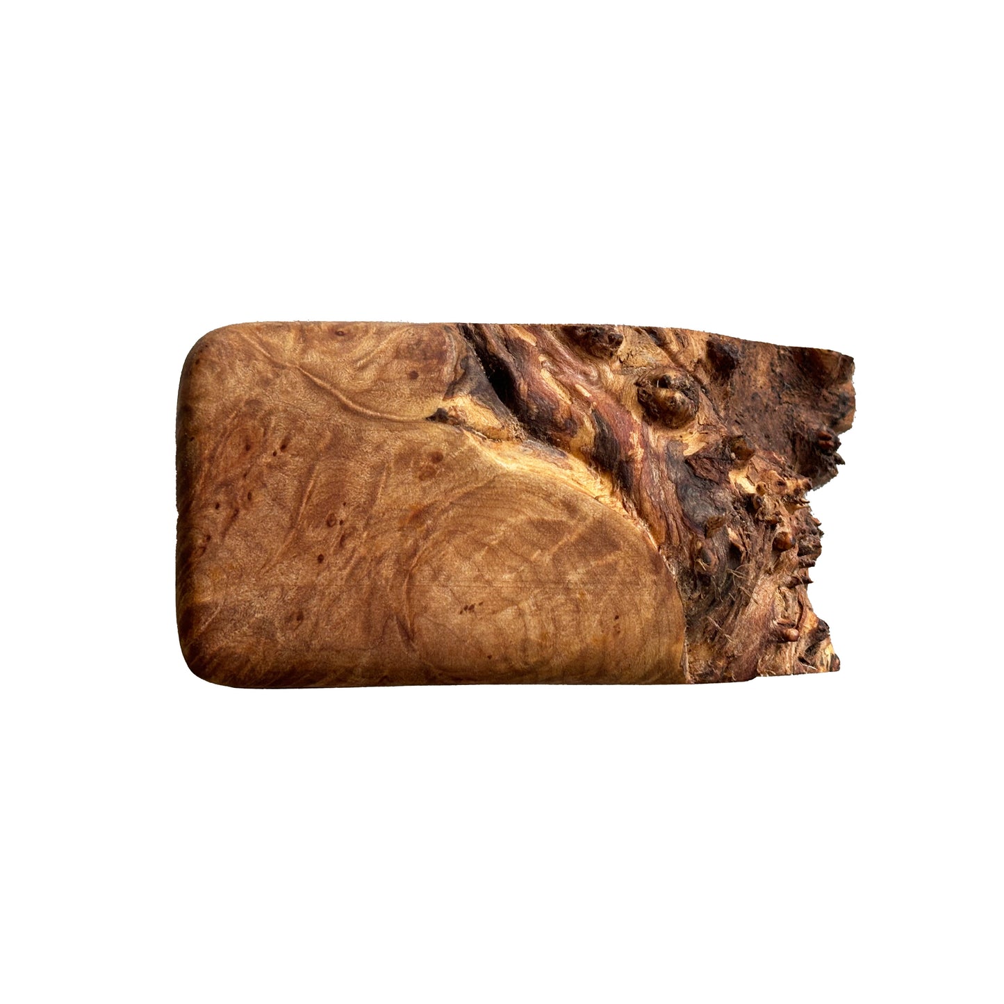 Live edge decorative box with lid