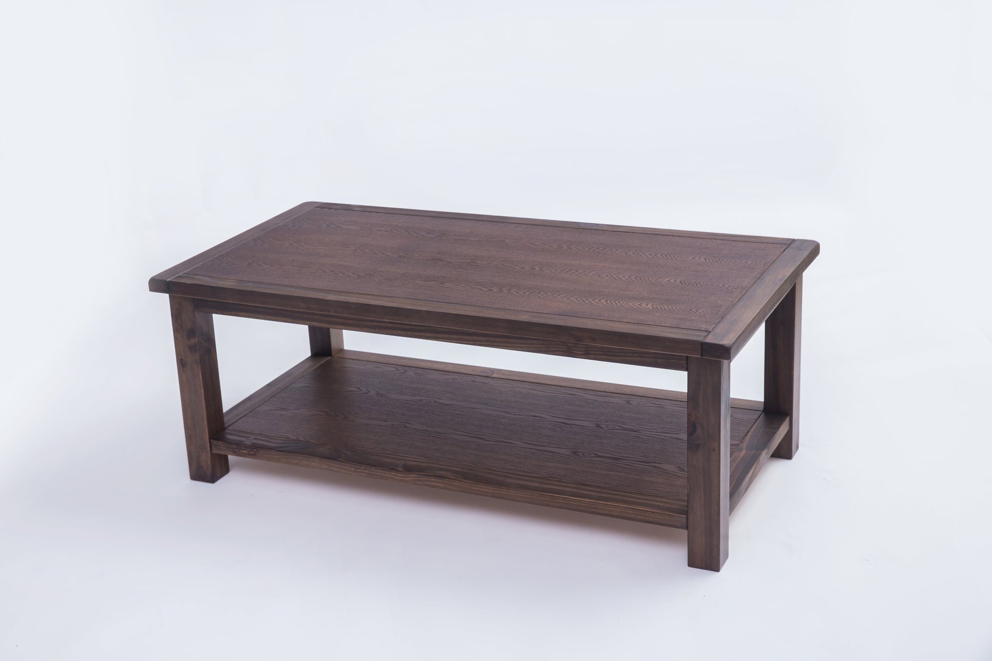 Ready-to-assemble solid wood coffee table