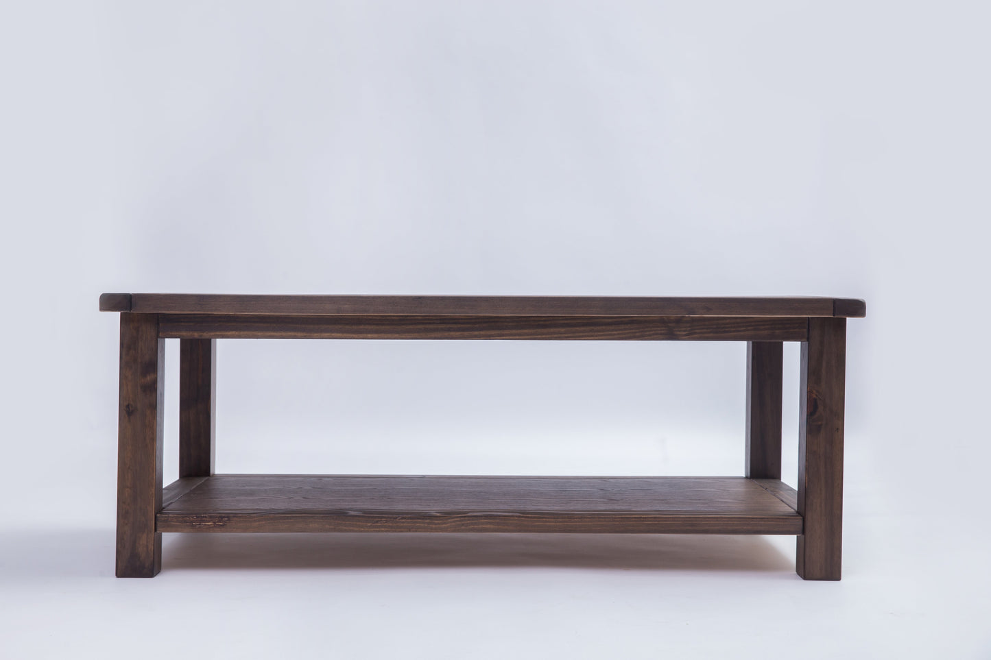 Ready-to-assemble solid wood coffee table