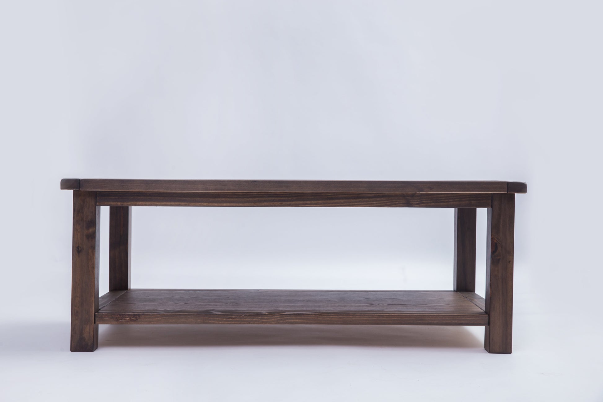 Ready-to-assemble solid wood coffee table