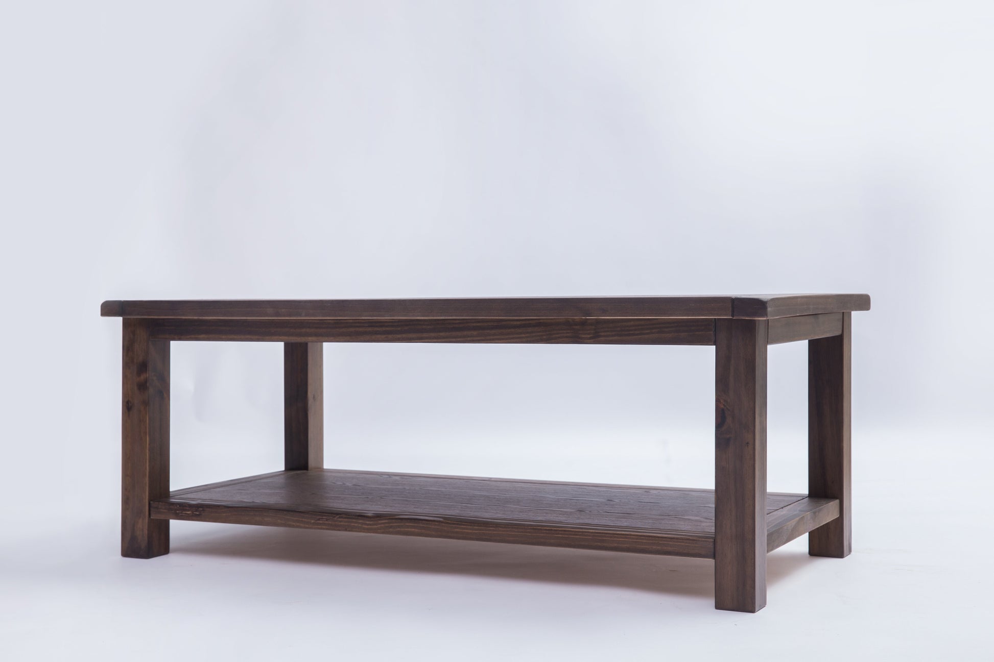 Ready-to-assemble solid wood coffee table