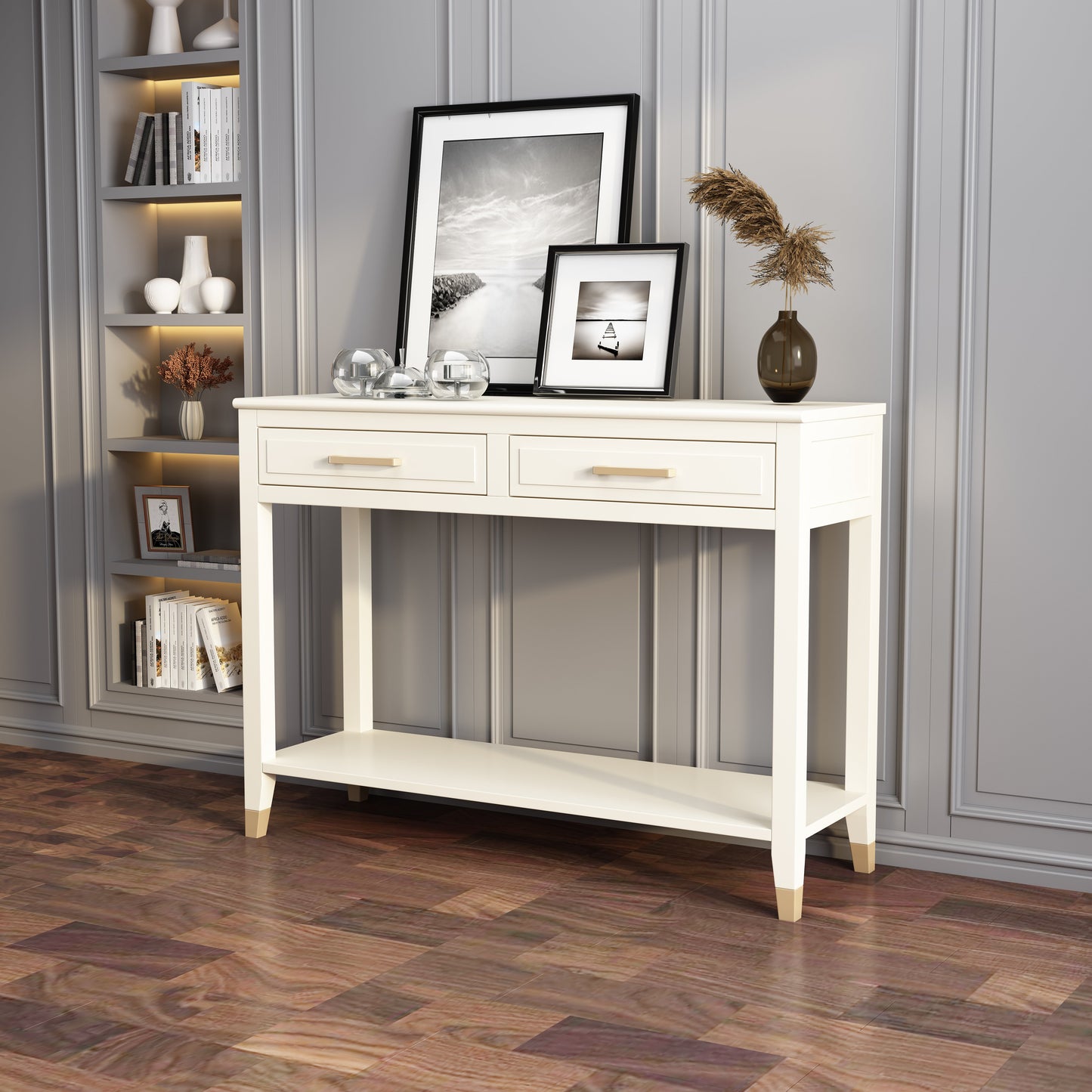 Ready-to-assemble console table