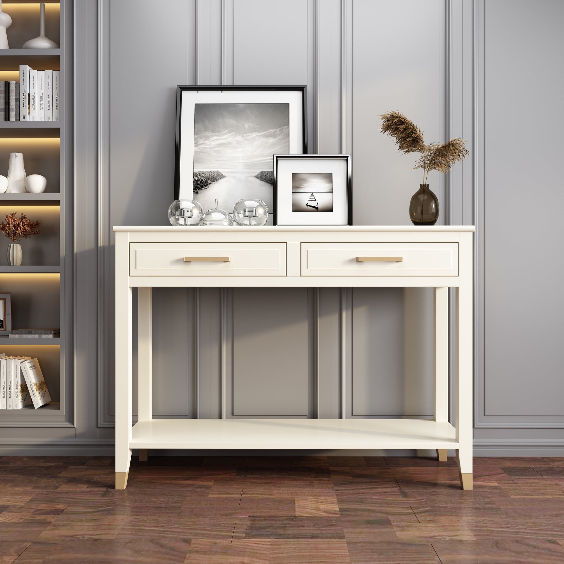 Ready-to-assemble console table
