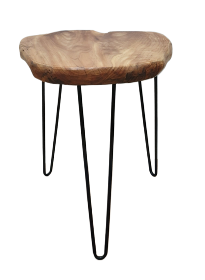 Root Coffee Table with metal legs