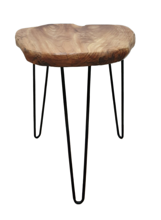 Root Coffee Table with metal legs