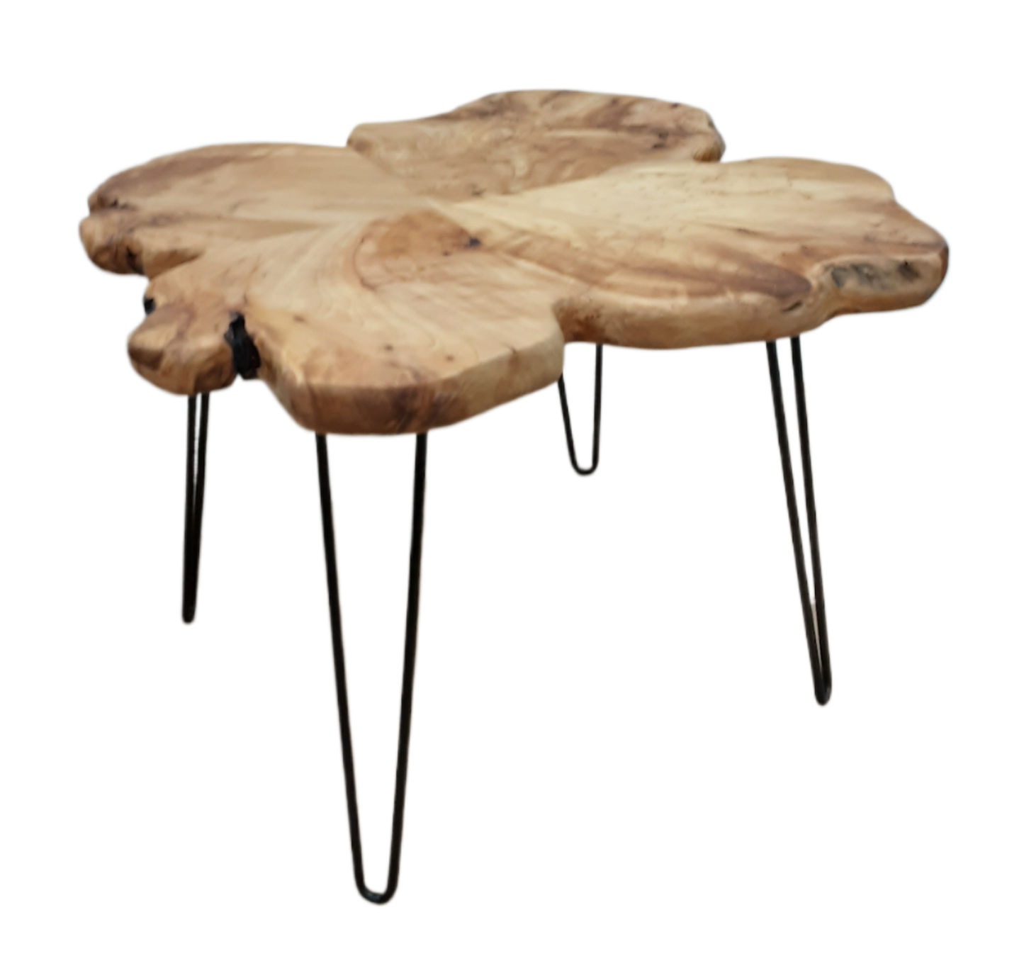 Root Coffee Table with metal legs