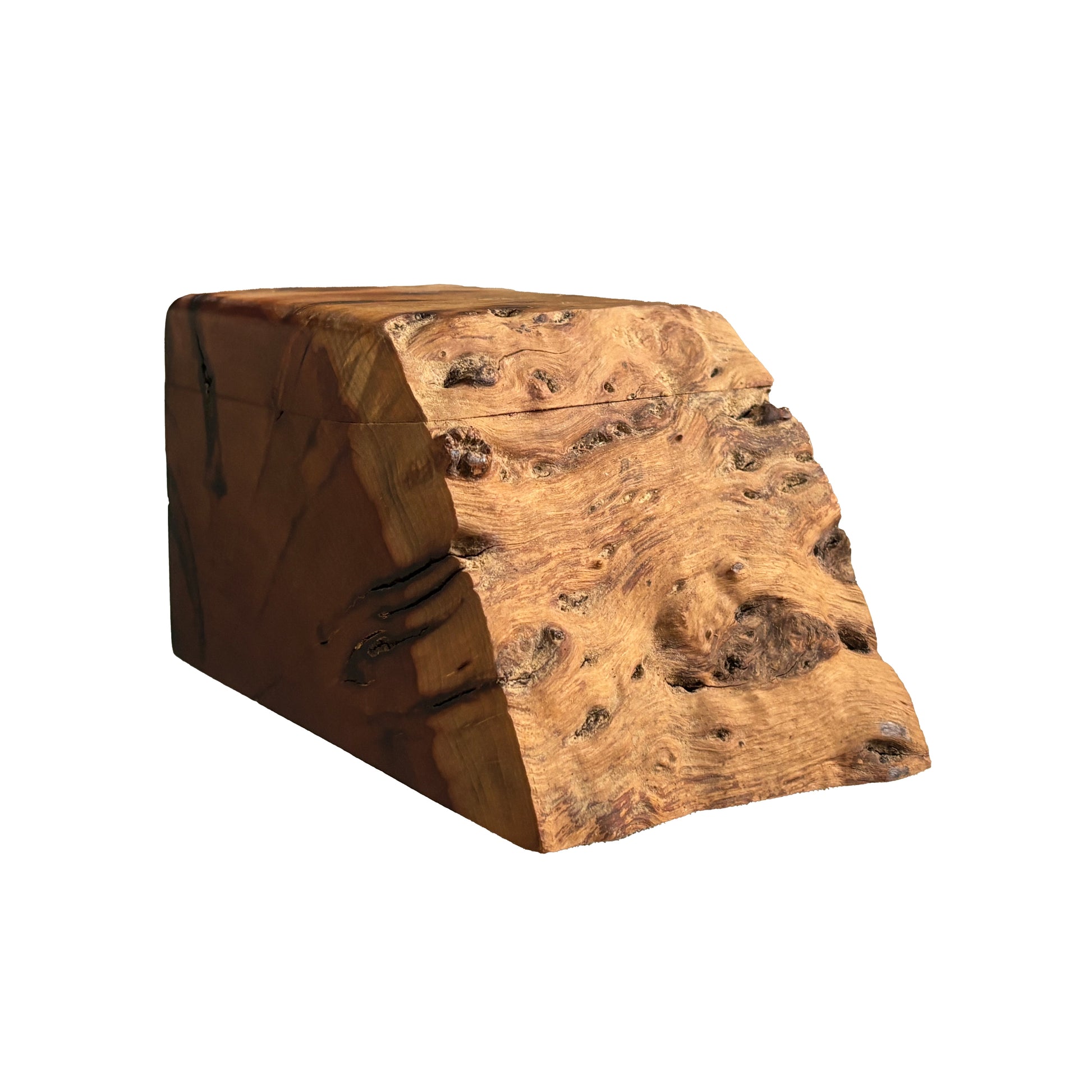 Live edge decorative box with lid