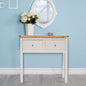 Ready-to-assemble solid wood console table