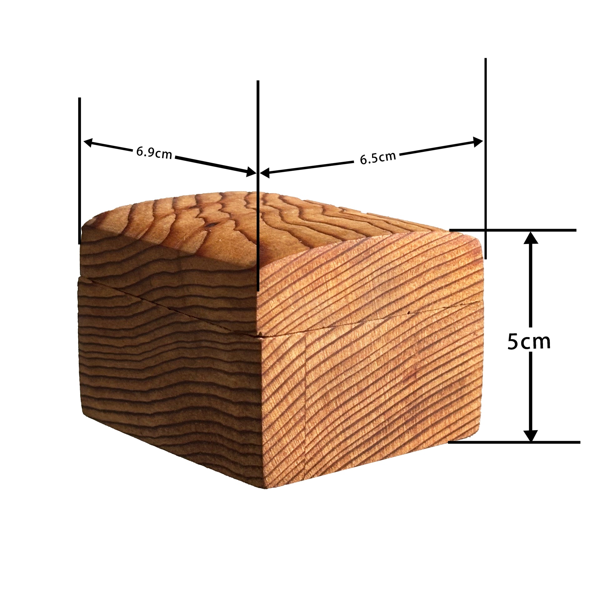 shaped decorative box with lid