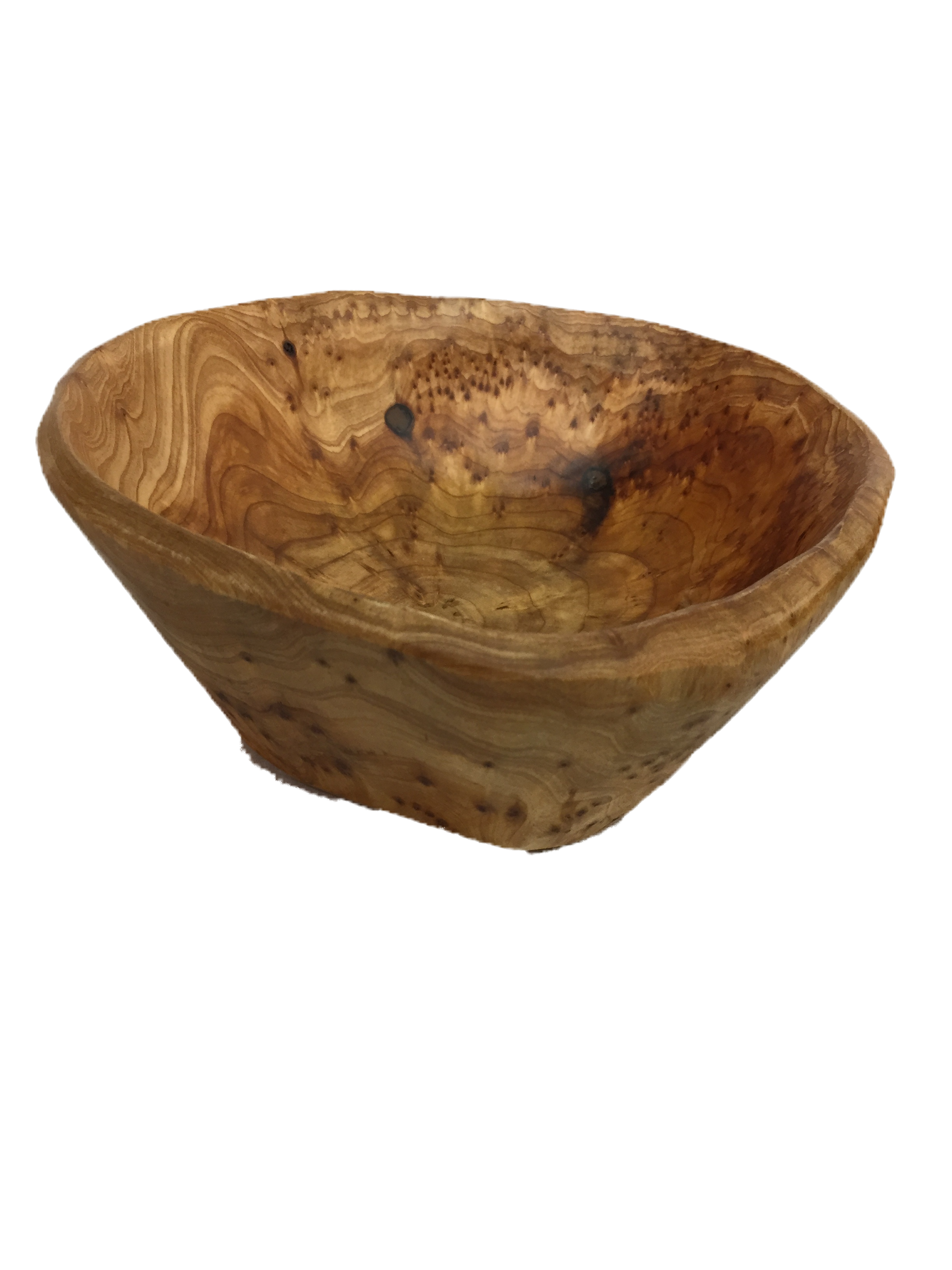 FUNCTIONAL ART is the best way to describe Greener Valley's stunning collection of stumps and roots that have been handcrafted into beautiful wine holders, cheese boards, platters, bowls and stools. Handcrafted from the roots and stumps of the Asian Cypress known as Shan Mu. These beautiful stools function equally well as a stool, end table or plant stand. Each piece is absolutely unique. This stool measures 24" high.