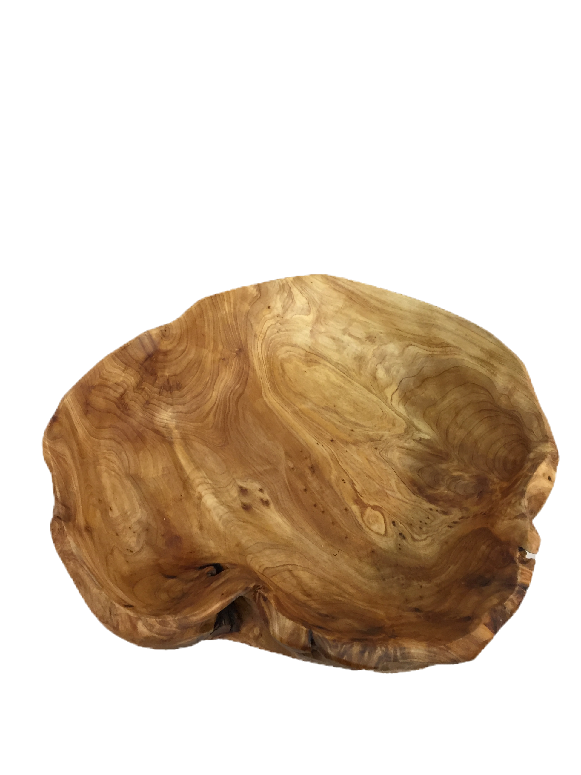 FUNCTIONAL ART is the best way to describe Greener Valley's stunning collection of stumps and roots that have been handcrafted into beautiful wine holders, cheese boards, platters, bowls and stools. Handcrafted from the roots and stumps of the Asian Cypress known as Shan Mu. These beautiful stools function equally well as a stool, end table or plant stand. Each piece is absolutely unique. This stool measures 24" high.