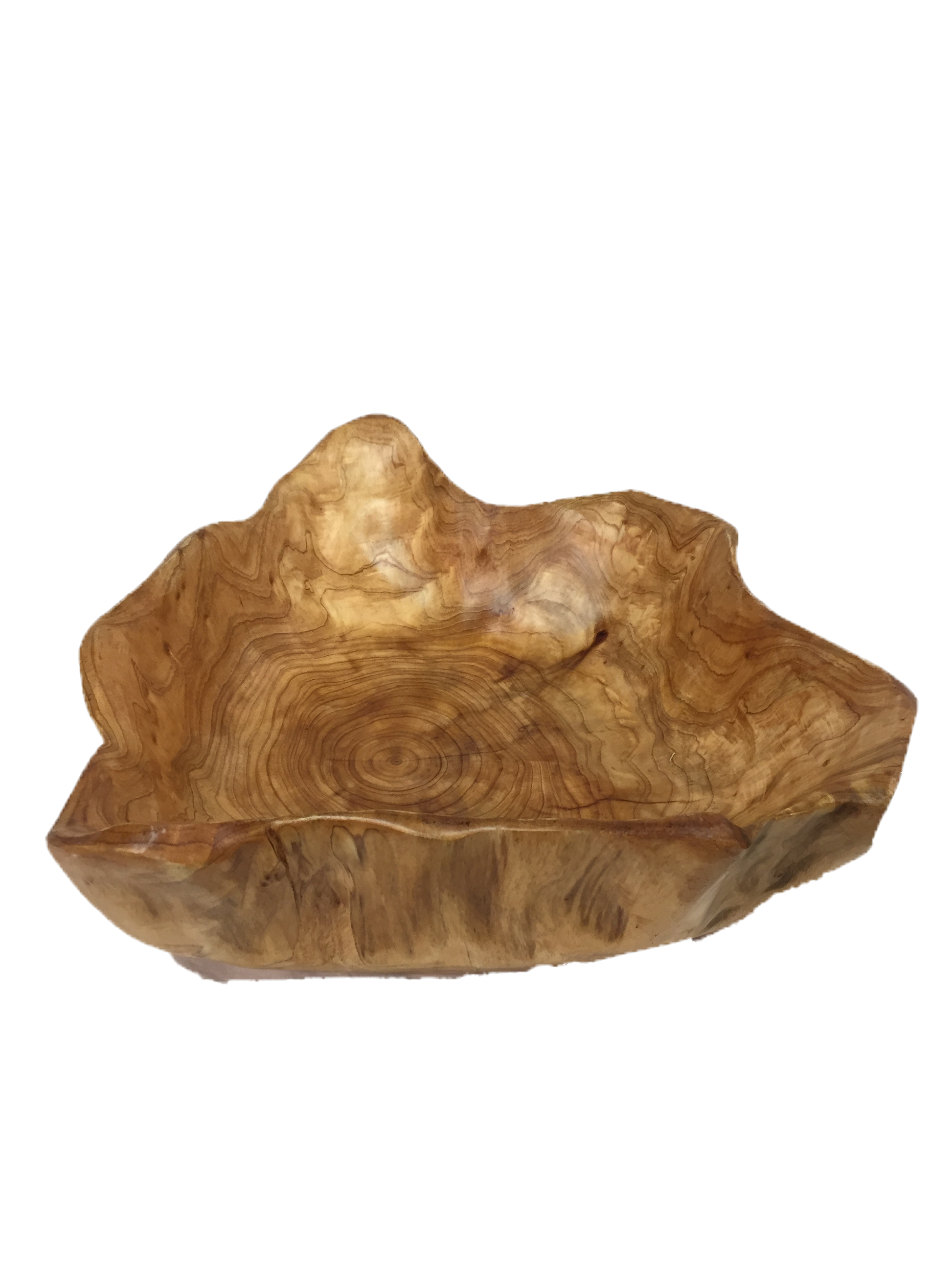 FUNCTIONAL ART is the best way to describe Greener Valley's stunning collection of stumps and roots that have been handcrafted into beautiful wine holders, cheese boards, platters, bowls and stools. Handcrafted from the roots and stumps of the Asian Cypress known as Shan Mu. These beautiful stools function equally well as a stool, end table or plant stand. Each piece is absolutely unique. This stool measures 24" high.
