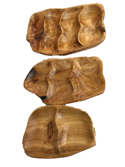 FUNCTIONAL ART is the best way to describe Greener Valley's stunning collection of stumps and roots that have been handcrafted into beautiful wine holders, cheese boards, platters, bowls and stools. Handcrafted from the roots and stumps of the Asian Cypress known as Shan Mu. These beautiful stools function equally well as a stool, end table or plant stand. Each piece is absolutely unique. This stool measures 24" high.