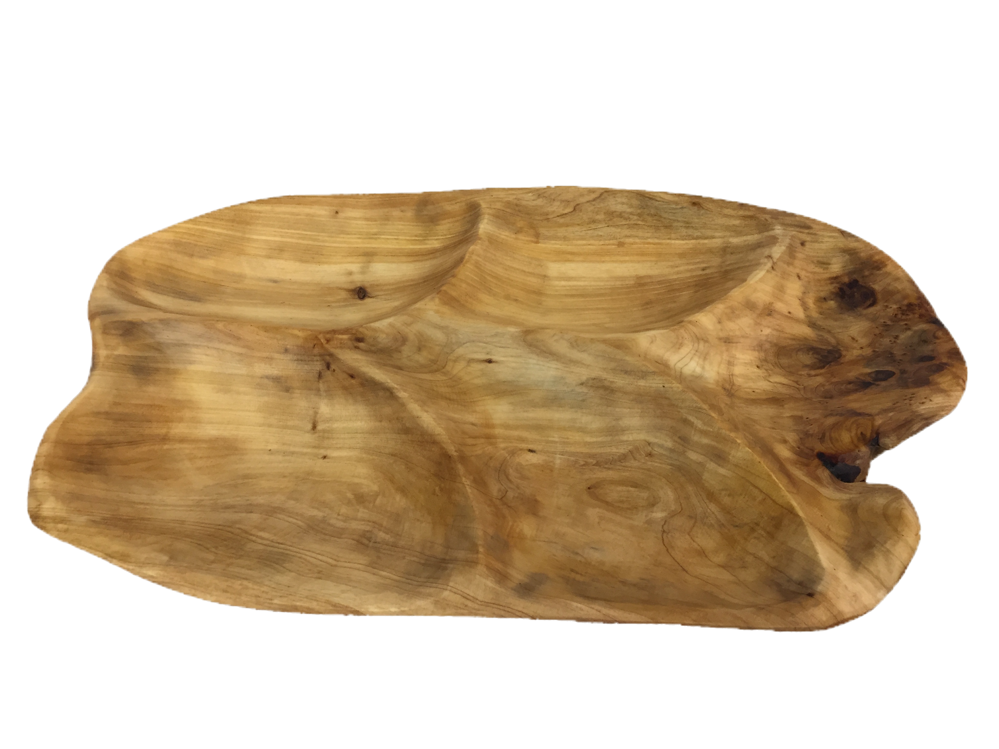 FUNCTIONAL ART is the best way to describe Greener Valley's stunning collection of stumps and roots that have been handcrafted into beautiful wine holders, cheese boards, platters, bowls and stools. Handcrafted from the roots and stumps of the Asian Cypress known as Shan Mu. These beautiful stools function equally well as a stool, end table or plant stand. Each piece is absolutely unique. This stool measures 24" high.