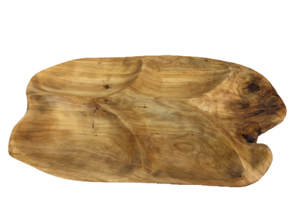 FUNCTIONAL ART is the best way to describe Greener Valley's stunning collection of stumps and roots that have been handcrafted into beautiful wine holders, cheese boards, platters, bowls and stools. Handcrafted from the roots and stumps of the Asian Cypress known as Shan Mu. These beautiful stools function equally well as a stool, end table or plant stand. Each piece is absolutely unique. This stool measures 24" high.
