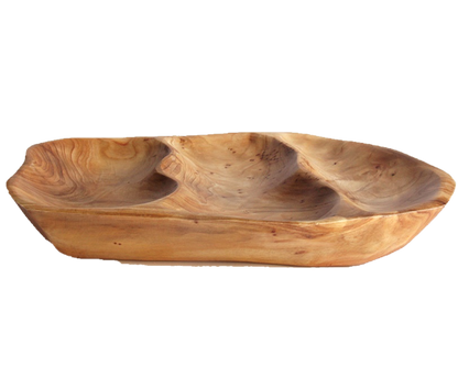 FUNCTIONAL ART is the best way to describe Greener Valley's stunning collection of stumps and roots that have been handcrafted into beautiful wine holders, cheese boards, platters, bowls and stools. Handcrafted from the roots and stumps of the Asian Cypress known as Shan Mu. These beautiful stools function equally well as a stool, end table or plant stand. Each piece is absolutely unique. This stool measures 24" high.