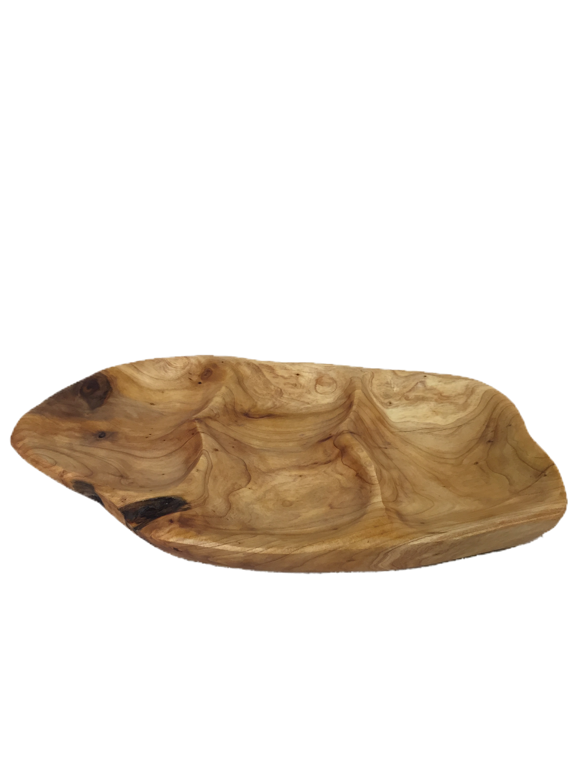 FUNCTIONAL ART is the best way to describe Greener Valley's stunning collection of stumps and roots that have been handcrafted into beautiful wine holders, cheese boards, platters, bowls and stools. Handcrafted from the roots and stumps of the Asian Cypress known as Shan Mu. These beautiful stools function equally well as a stool, end table or plant stand. Each piece is absolutely unique. This stool measures 24" high.